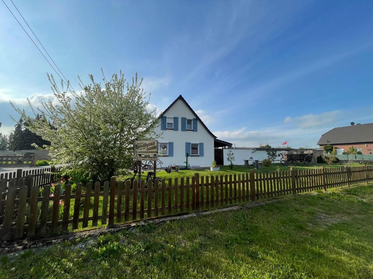 Pension Landhaus An Der Saale Bernburg Zewnętrze zdjęcie